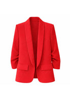 Tailleur Donna Elegante – Completo Donna Ufficio Stile Italiano S-3XL Rosso