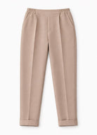 Tailleur Donna Elegante – Completo Donna Ufficio Stile Italiano S-3XL Beige 3XL Pantaloni