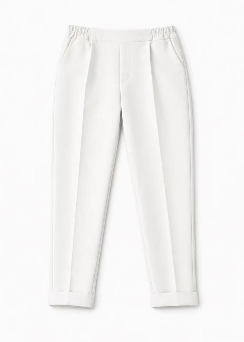 Tailleur Donna Elegante – Completo Donna Ufficio Stile Italiano S-3XL Bianco Pantaloni