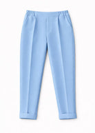 Tailleur Donna Elegante – Completo Donna Ufficio Stile Italiano S-3XL Azzuro Pantaloni