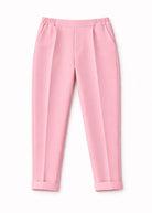 Tailleur Donna Elegante – Completo Donna Ufficio Stile Italiano S-3XL Rosa - 382 Pantaloni