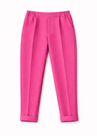 Tailleur Donna Elegante – Completo Donna Ufficio Stile Italiano S-3XL Fucsia Pantaloni