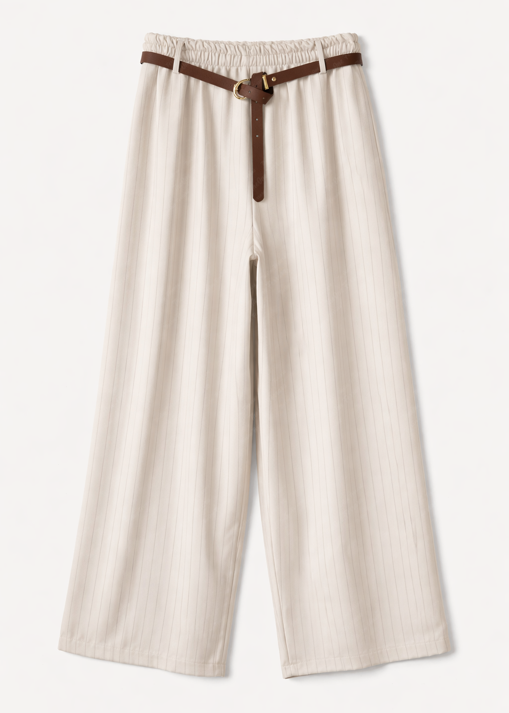 Completo Donna Elegante a Righe | Blazer e Pantaloni Wide Leg