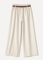 Completo Donna Elegante a Righe | Blazer e Pantaloni Wide Leg