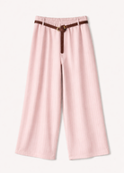 Completo Donna Elegante a Righe | Blazer e Pantaloni Wide Leg