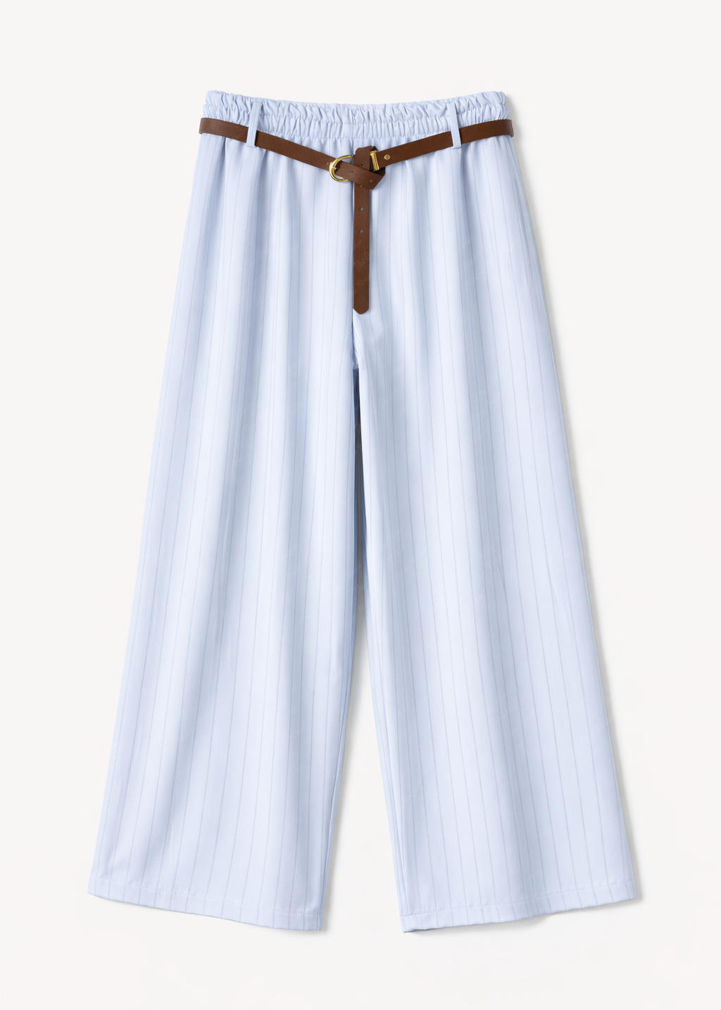 Completo Donna Elegante a Righe | Blazer e Pantaloni Wide Leg
