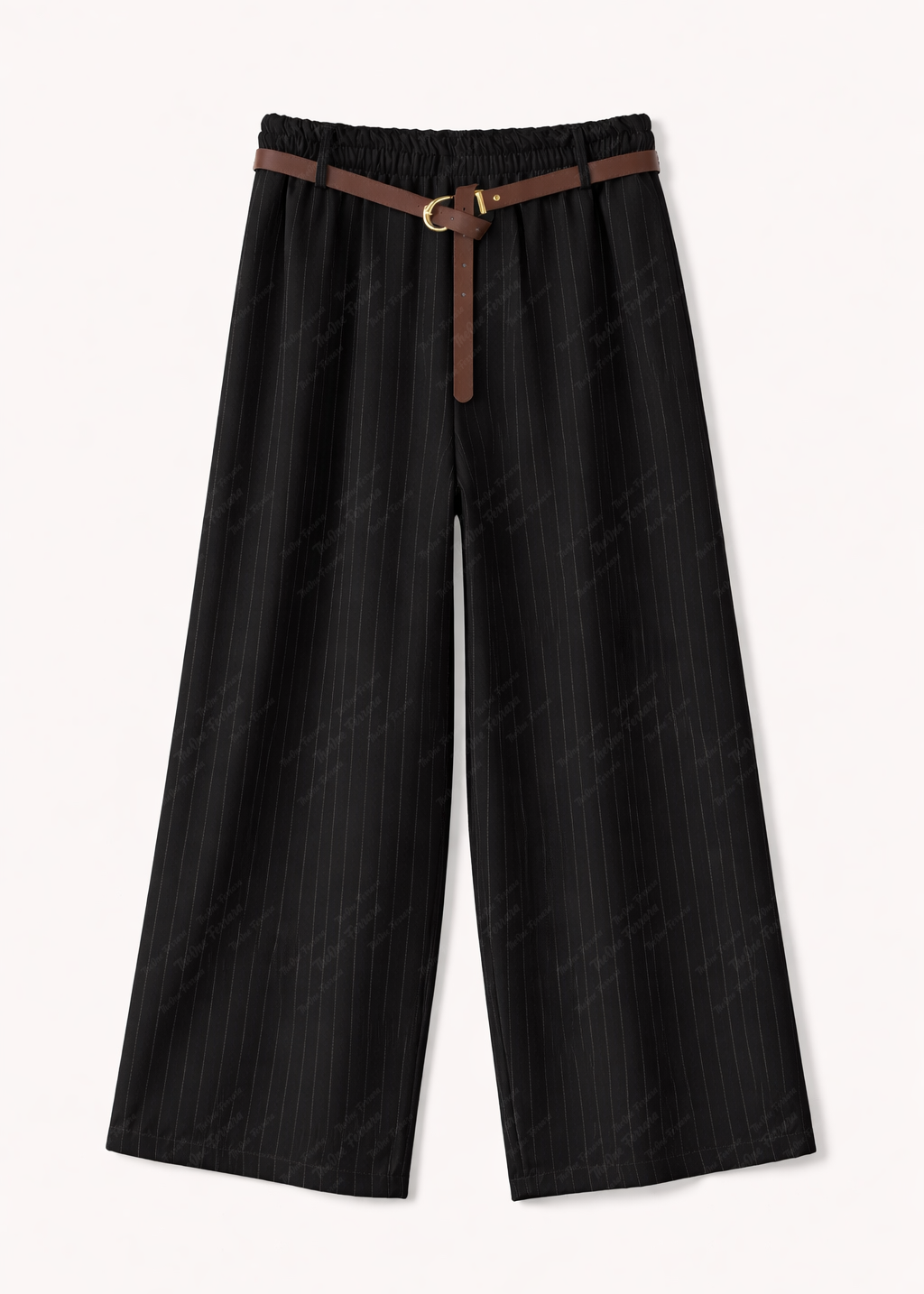 Completo Donna Elegante a Righe | Blazer e Pantaloni Wide Leg
