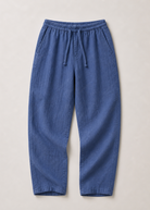 Pantalone Uomo in Lino 100% — Made in Italy Blue