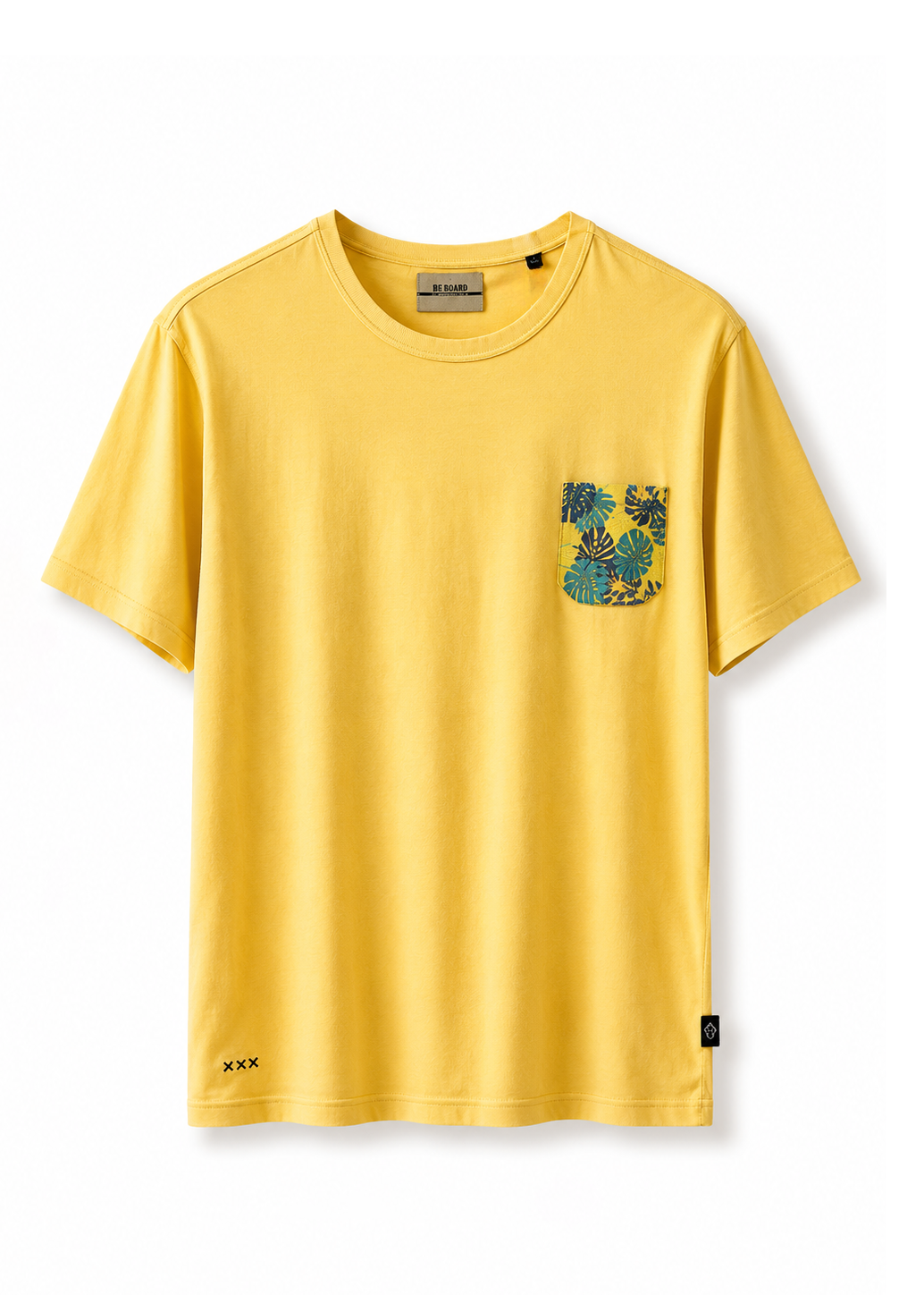 T-shirt Uomo 100% Cotone – Made in Italy Giallo