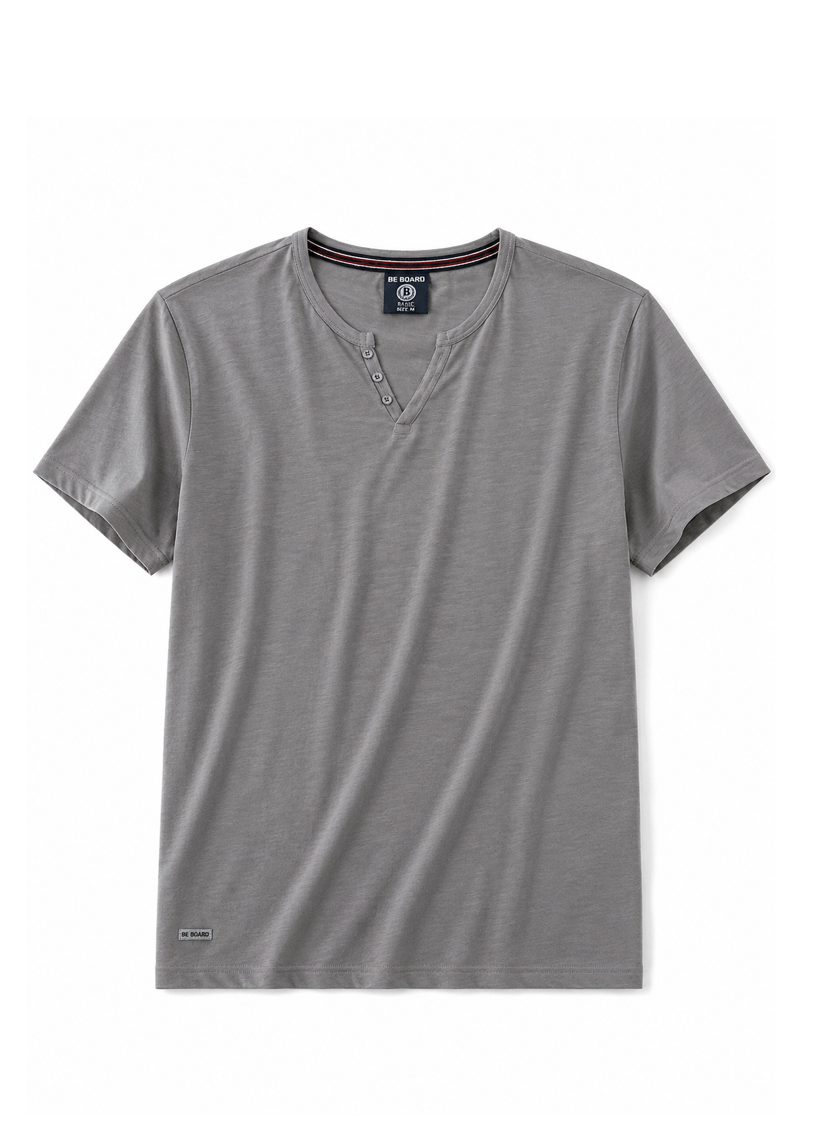 T-shirt Uomo 100% Cotone – Made in Italy Grigio