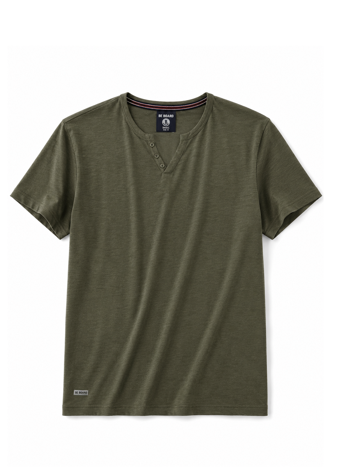 T-shirt Uomo 100% Cotone – Made in Italy Militare