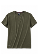 T-shirt Uomo 100% Cotone – Made in Italy Militare