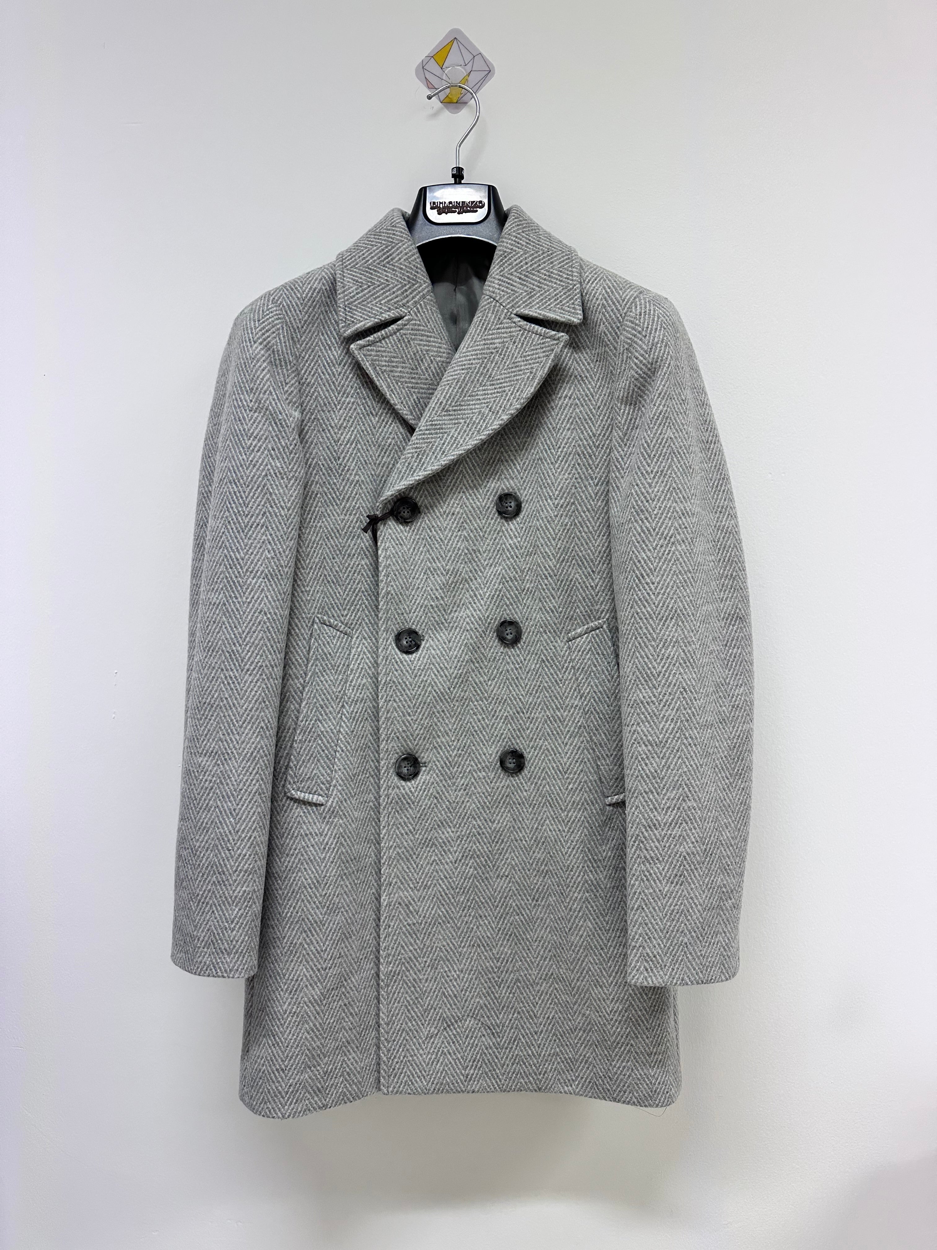 Cappotto Doppiopetto Uomo in Stile Sartoriale – Eleganza Metropolitana perla 571