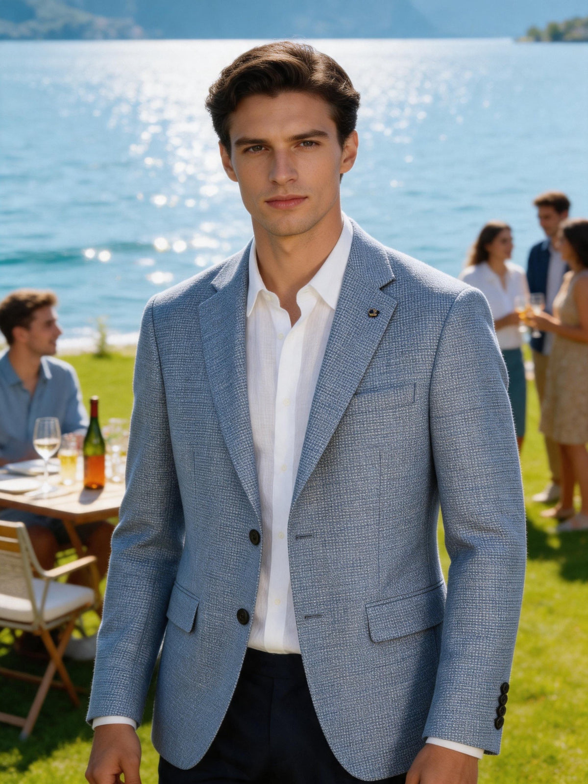 Giacca da Uomo Casual – Misto Cotone e Lino