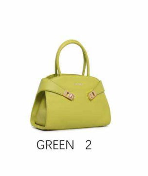 Borsa a Mano Elegante con Dettagli Dorati - Modello 1340-423 Green