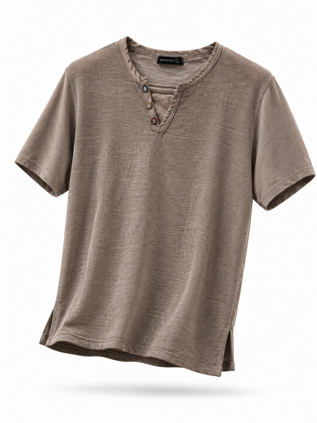 T-Shirt Uomo 100% Cotone Made in Italy | Casual Estiva Caffe S