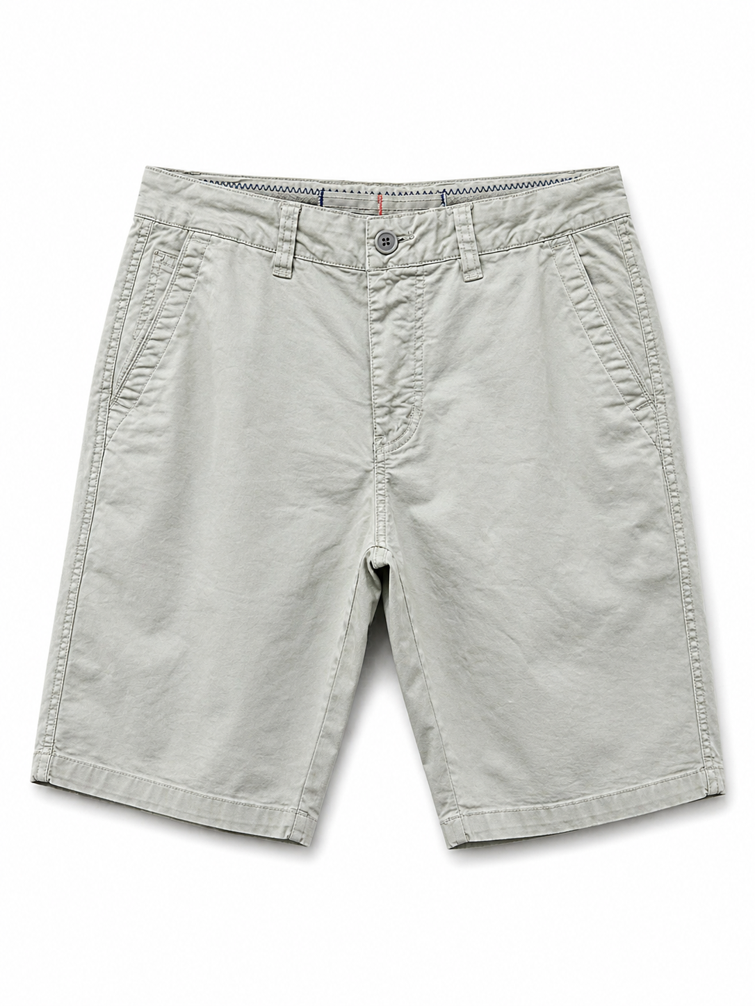 Bermuda Uomo Cotone Elasticizzato Slim Fit Turchese Estivi Casual - 7902 Ghiaccio