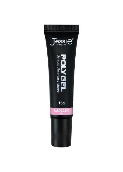 Polygel Gel Costruttore Fucsia Chiaro 15g – Easy Shape, Colorato, UV/LED