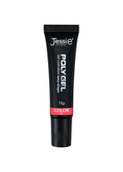 Polygel Gel Costruttore Rosso Semitrasparente 15g – Easy Shape, Luminoso, UV/LED