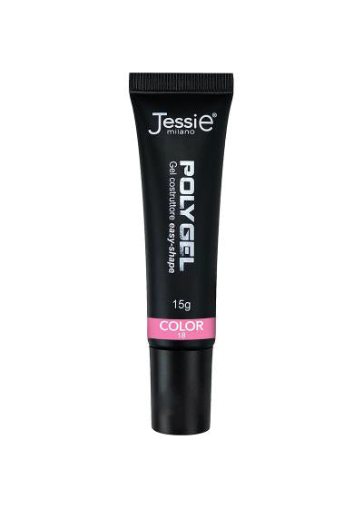 Polygel Gel Costruttore Fucsia Semitrasparente 15g – Easy Shape, Delicato, UV/LED