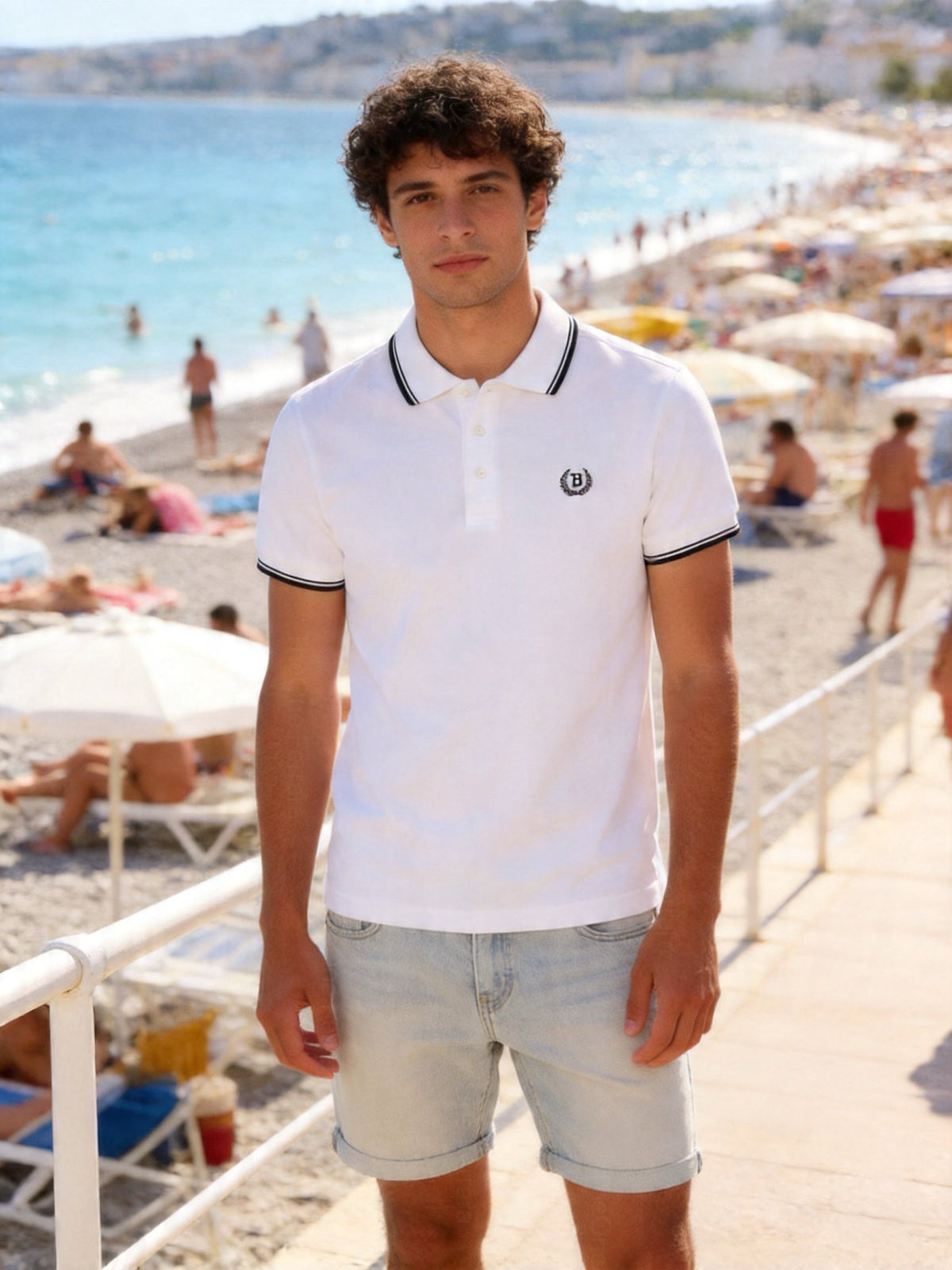 Polo Uomo 100% Cotone Manica Corta Tinta Unita Casual Estate Maglietta Uomo S-3XL