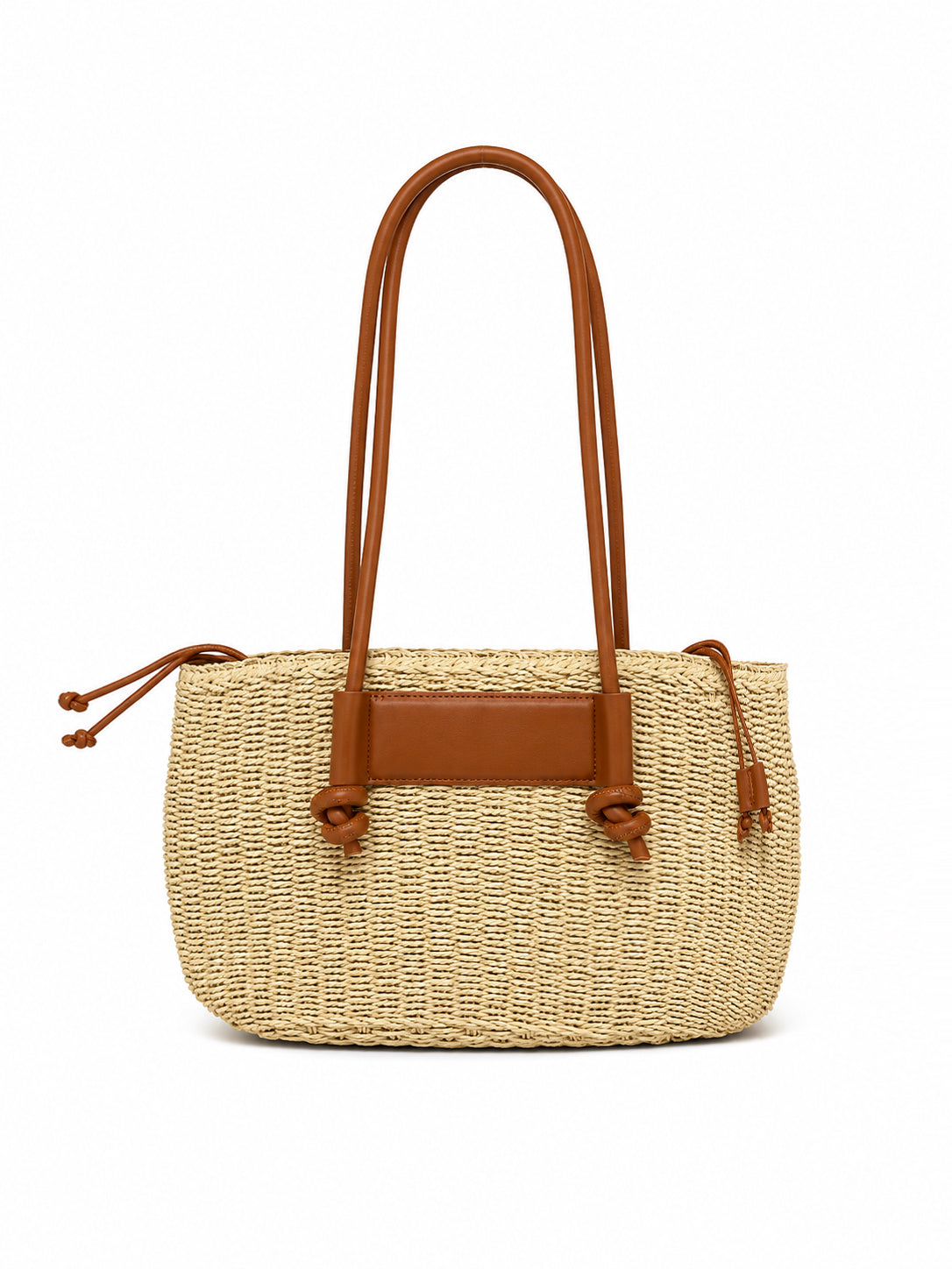 Borsa Donna Intrecciata con Manici in PU | Shopper Estiva Elegante 2026