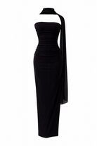 Abito Lungo Tubino con Sciarpa Integrata – Elegante Minimal Donna | TheOne Ferrara 517138
