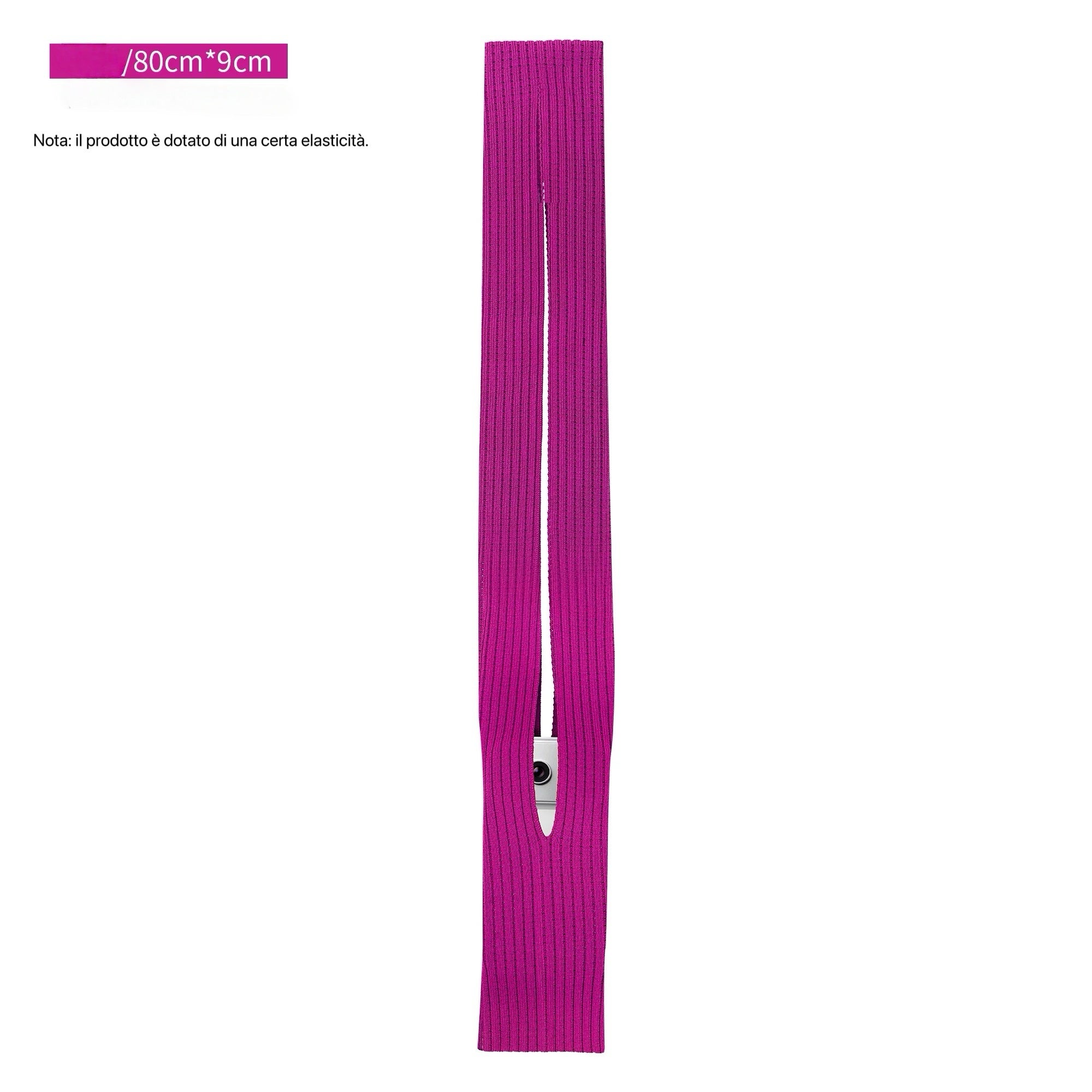 Porta Smartphone a Tracolla in Maglia | 8 Colori | 80×9 cm Fucsia