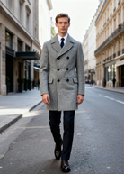 Cappotto Doppiopetto Uomo in Stile Sartoriale – Eleganza Metropolitana