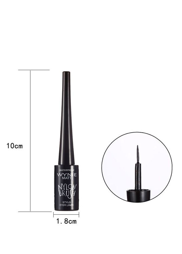Stylo Eyeliner Waterproof Pennello Nylon Matt – Tratto Preciso e Duraturo Nero