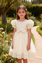 Abito da Cerimonia con Perle” – Eleganza e Raffinatezza per Ogni Principessa 2-12 anni 663