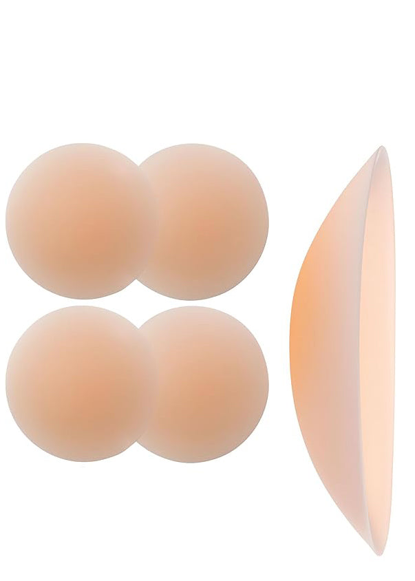 Copricapezzoli in Silicone Riutilizzabili – 1 Paio Invisibile