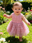 Abito da Principessa Rosa - Vestito Elegante per Neonata (6-36 mesi)