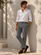 Pantaloni Chino Uomo in Cotone Elasticizzato Slim Fit 44-54 203
