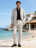 Abito Uomo Slim Fit Made in Italy 2 Pezzi – Tessuto Elasticizzato