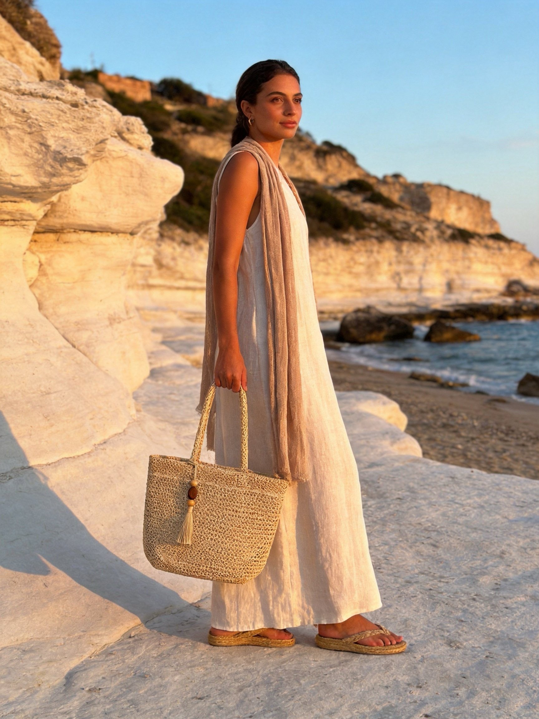 Borsa Tote Intrecciata Donna Estate 2026 | Shopper Mare Elegante Grande Capacità