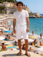 Bermuda Uomo Bianchi in Denim Estivi – Jeans Corti Uomo