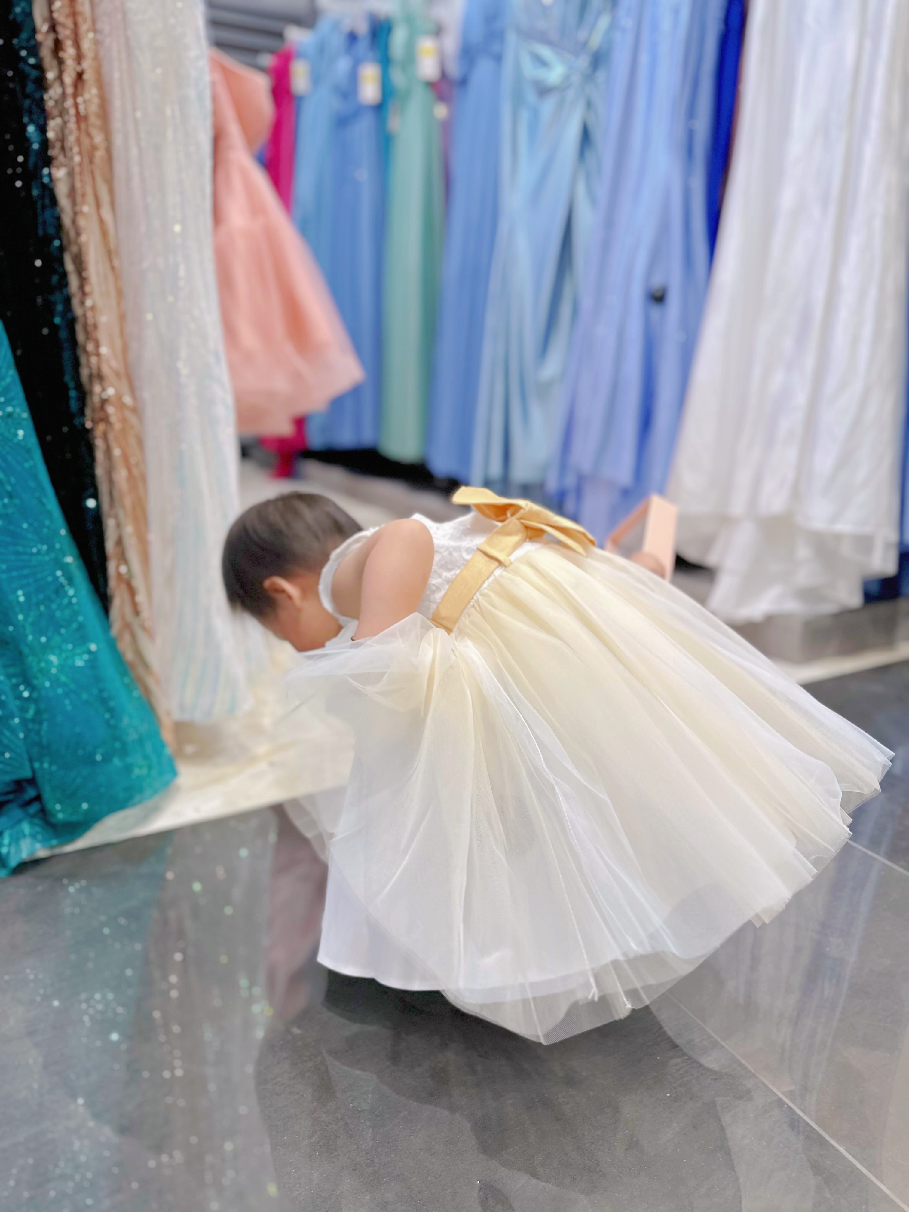 Vestito da Cerimonia per Bambina (3M–23M) | Abito da Principessa in Tulle