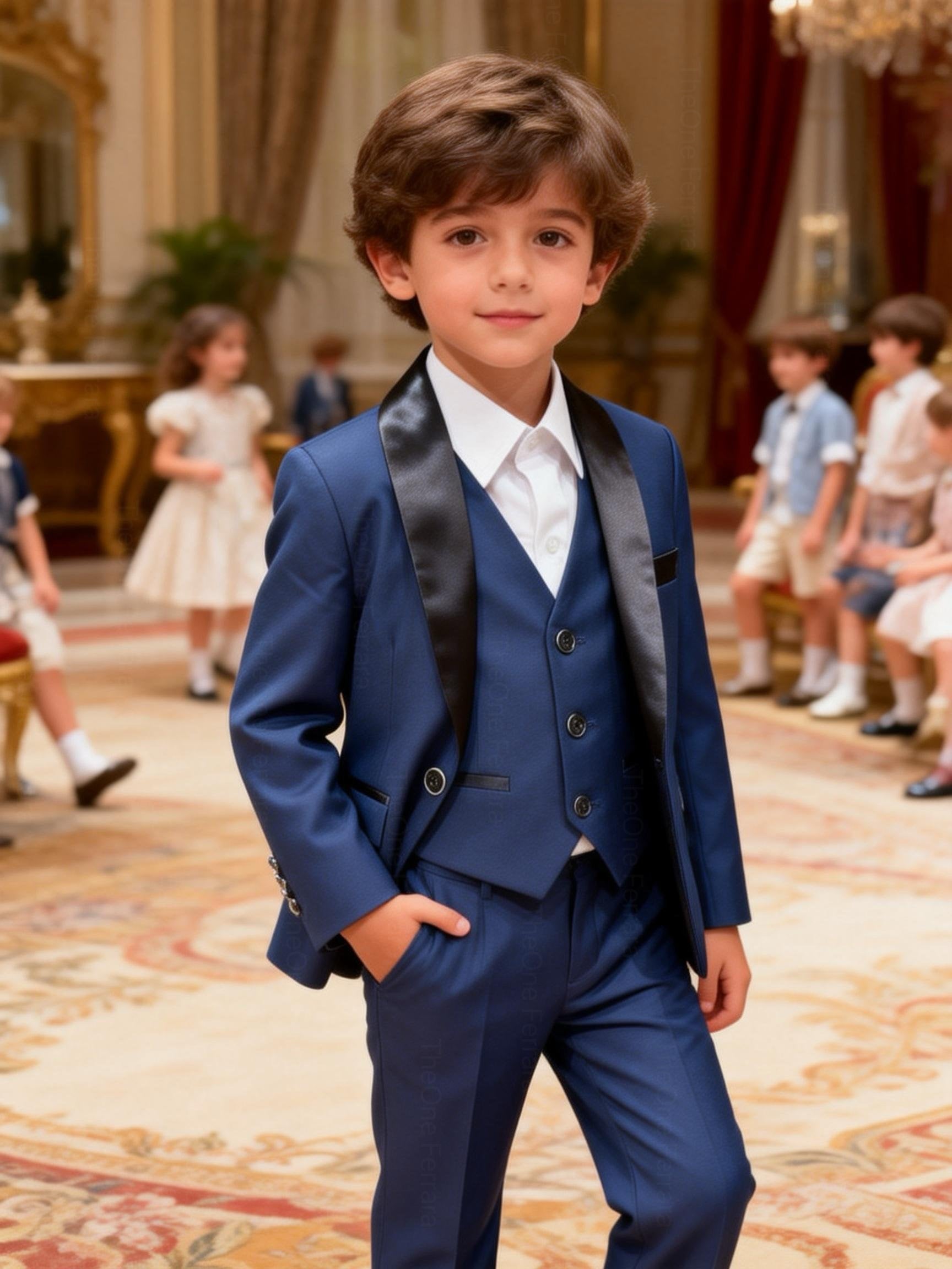 Elegante Completo Cerimonia 5 Pezzi per Bambini 1‑16 Anni – A17-TheOne Ferrara