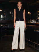 Gilet in Maglia Donna con Bottoni Decorativi – Smanicato Elegante