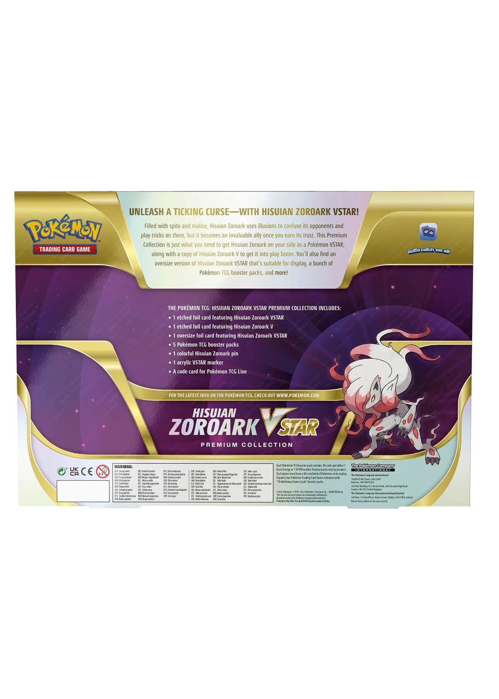 Pokémon GCC Zoroark di Hisui-V Astro | Premium Collection | Italiano