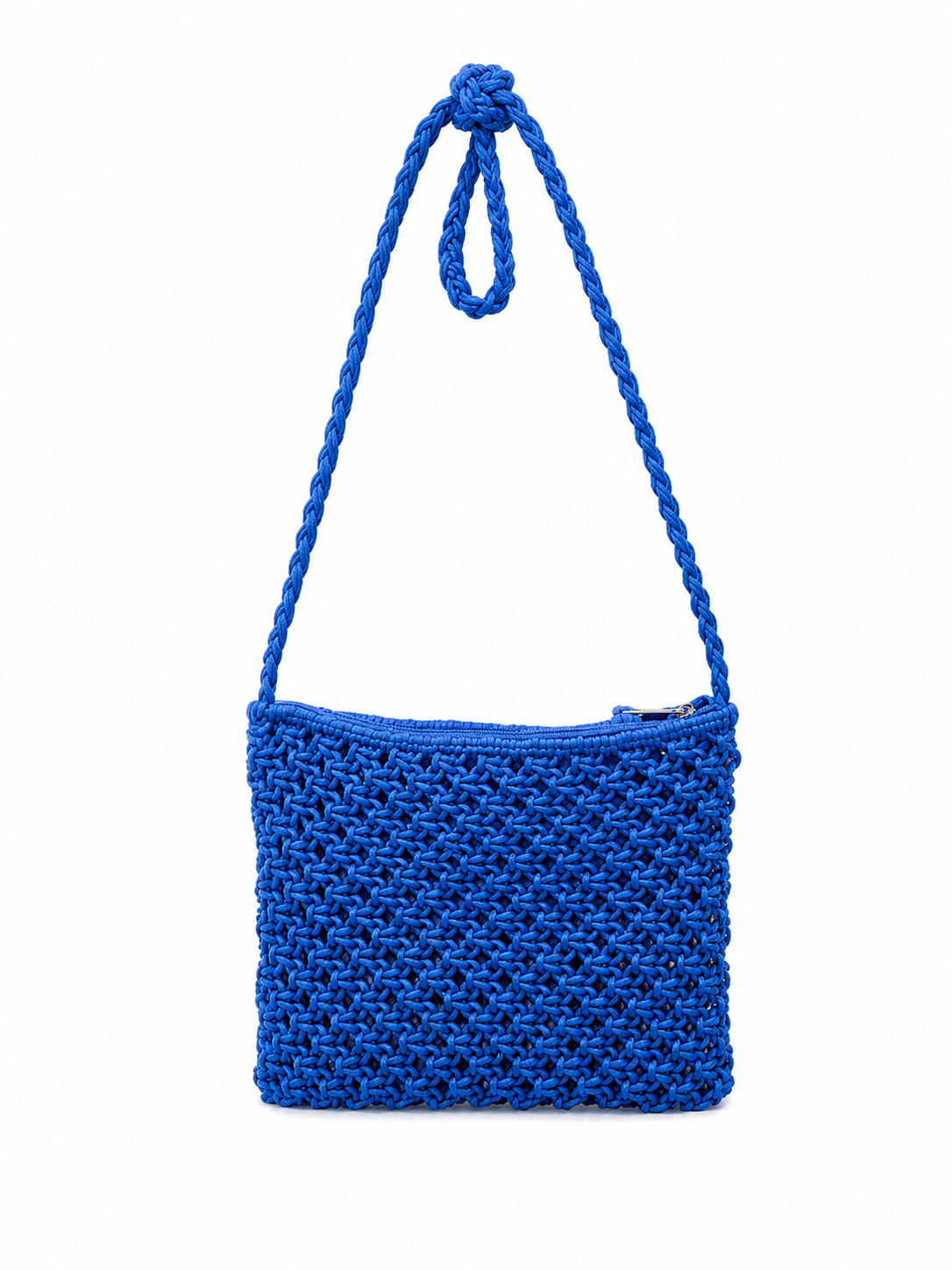 Borsa Macramè Donna Estate 2026 | Borsa Tracolla Intrecciata Boho Chic con Cerniera 202457