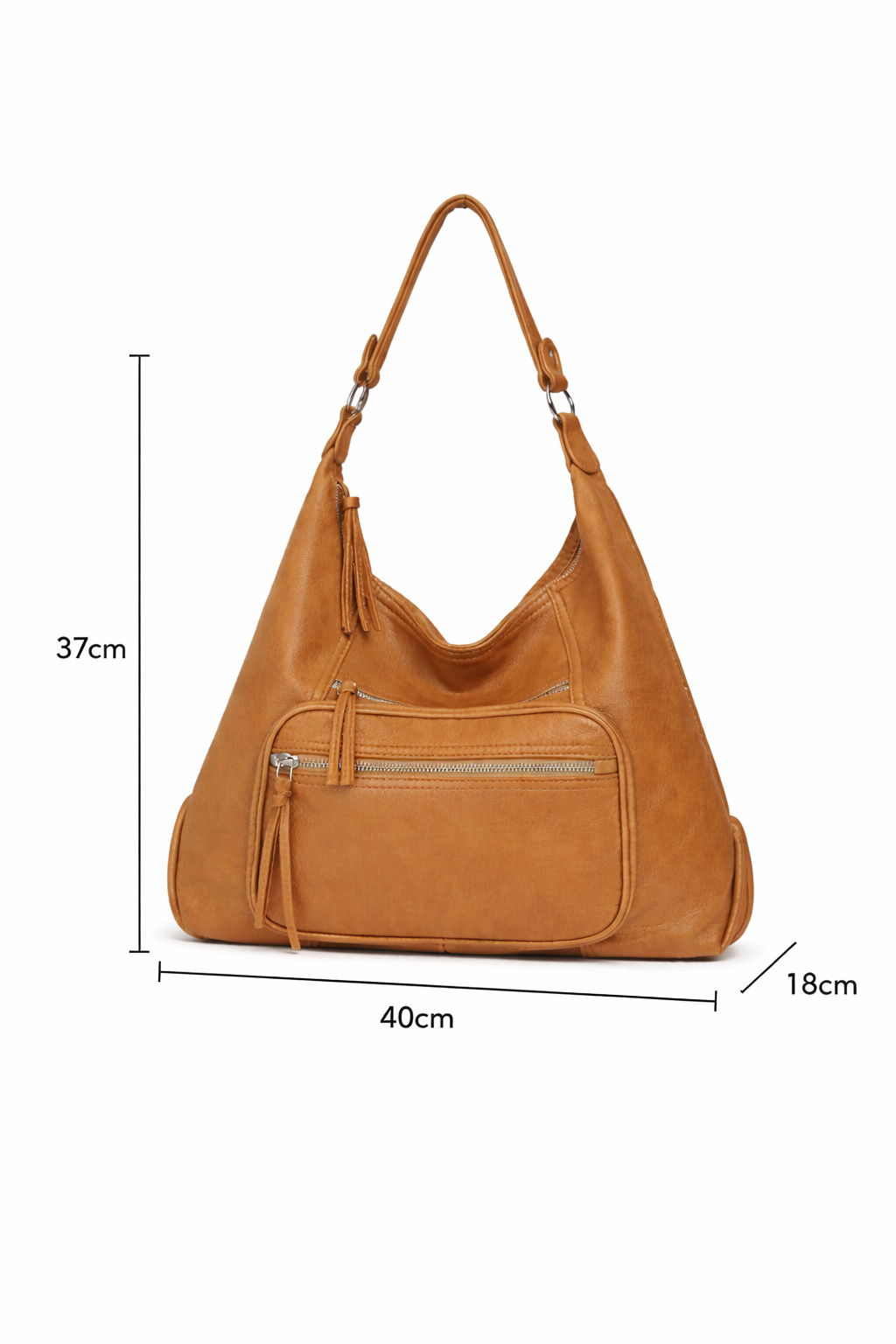 Borsa Donna Elegante a Quadri 34cm – Shopper Strutturata con Tracolla | Borsa Lavoro Chic 8040