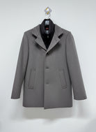 Cappotto Uomo con Pettorina Removibile – Lana e Poliestere | Sartoria Italiana 116M