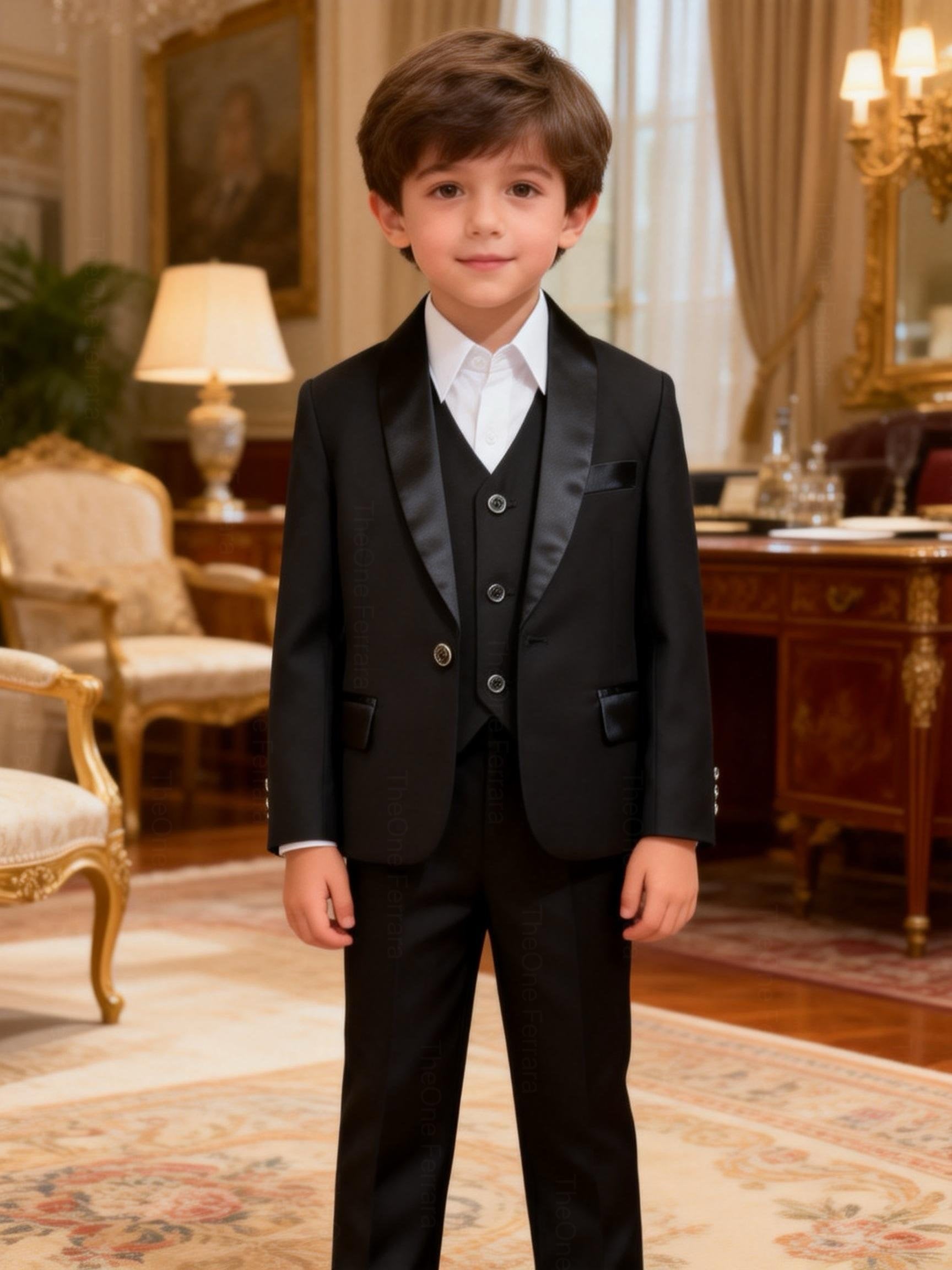 Elegante Completo Cerimonia 5 Pezzi per Bambini 1‑16 Anni – A17-TheOne Ferrara