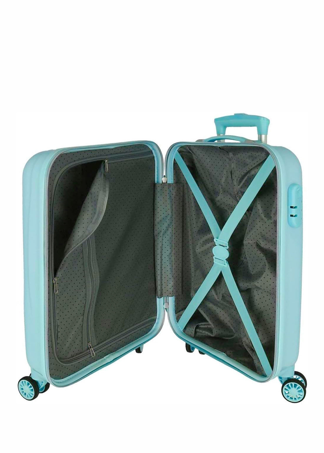 Valigia Cabina Disney Frozen Memories – ABS 34L, 4 Ruote, Azzurro Elsa | Disney