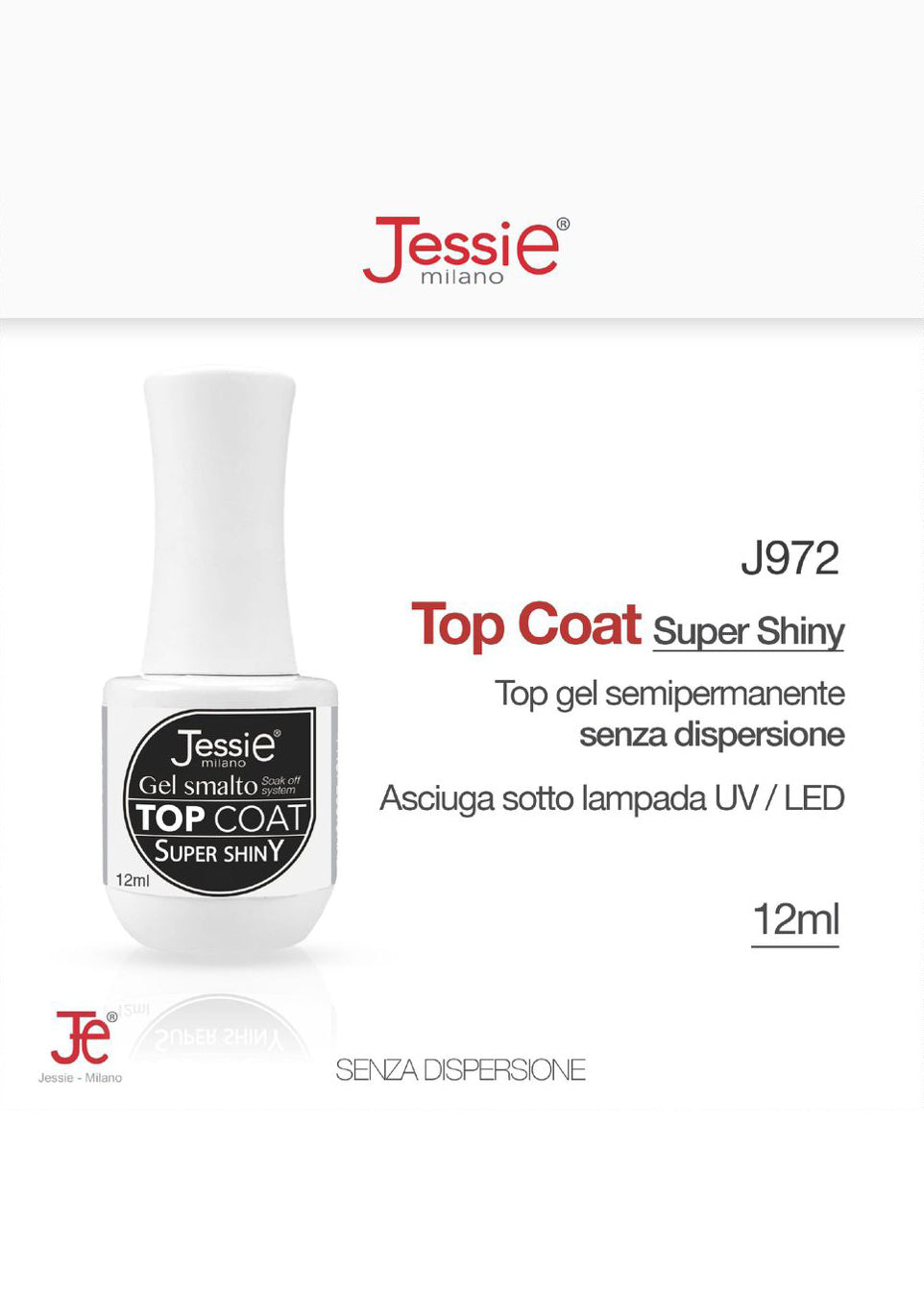Top Coat Gel Semipermanente COLOR SHINE 12ml