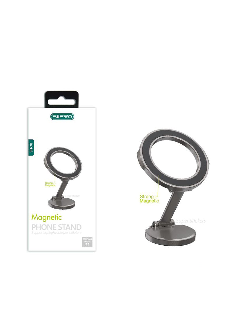 Supporto Magnetico MagSafe da Tavolo – Lega di Zinco | Grigio Scuro Grigio scuro