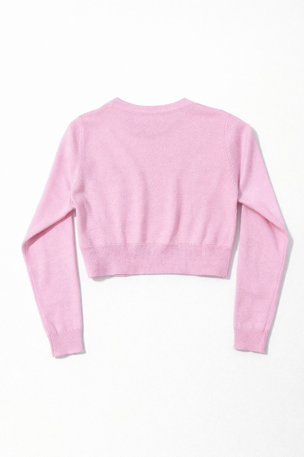 Cardigan Rosa Baby Bambina con Bottone Gioiello – Maglia Leggera Elegante 6-14 Anni Primavera Autunno 2026 -8003