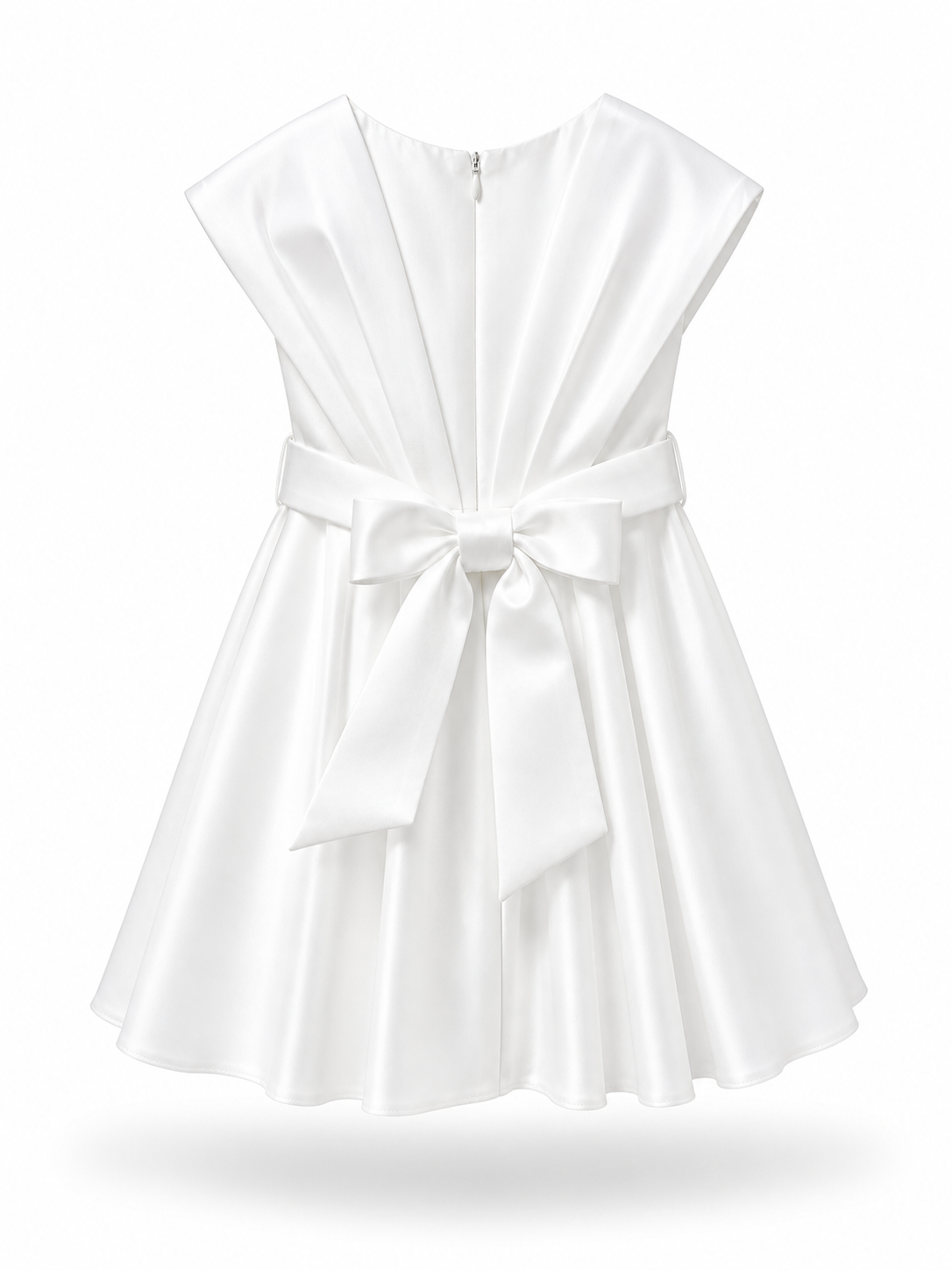 Abito Elegante Bambina Bianco Cerimonia e Matrimonio